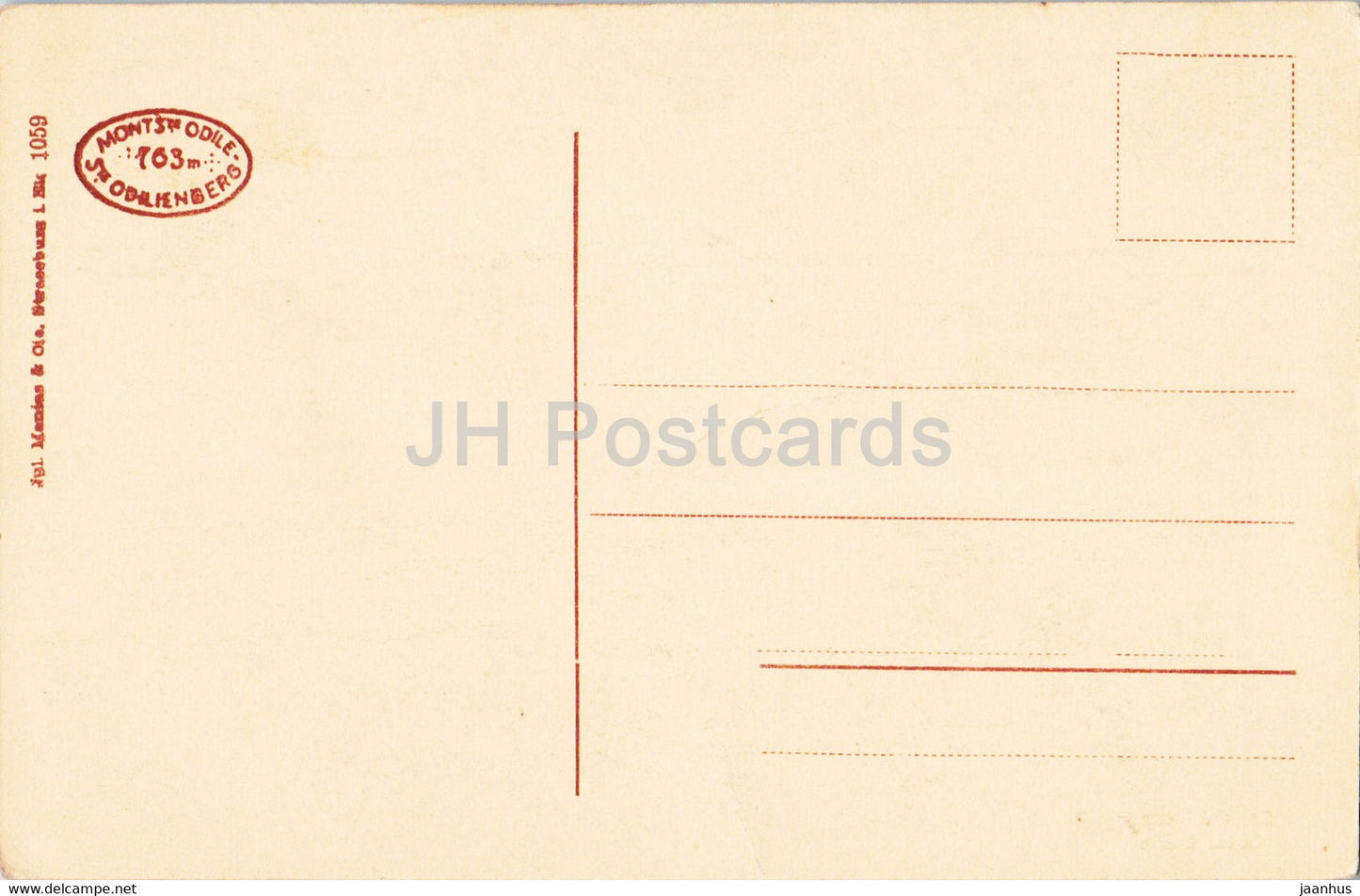 St Odilienberg - Ste Odile - 1056 - carte postale ancienne - France - inutilisée