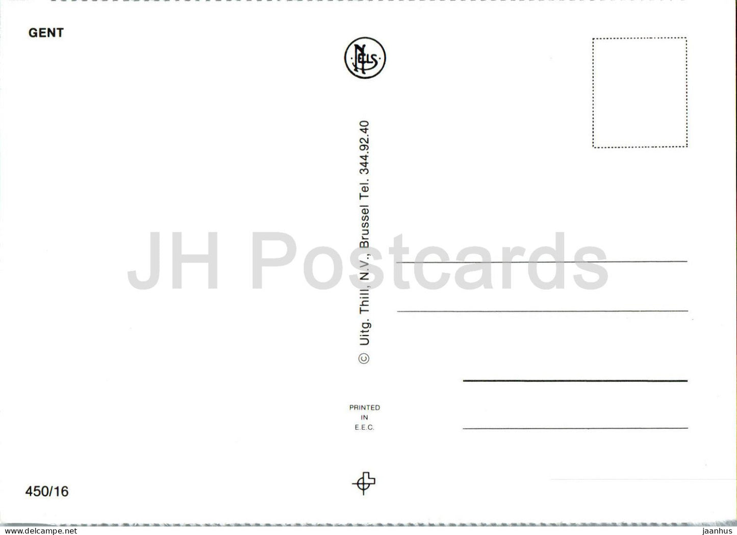 Gent - Brücke - 450/16 - Belgien - unbenutzt