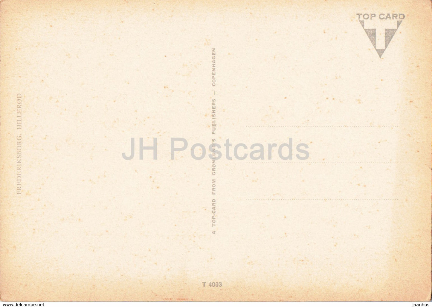 Frederiksborg Castle - 4003 - Denmark - unused