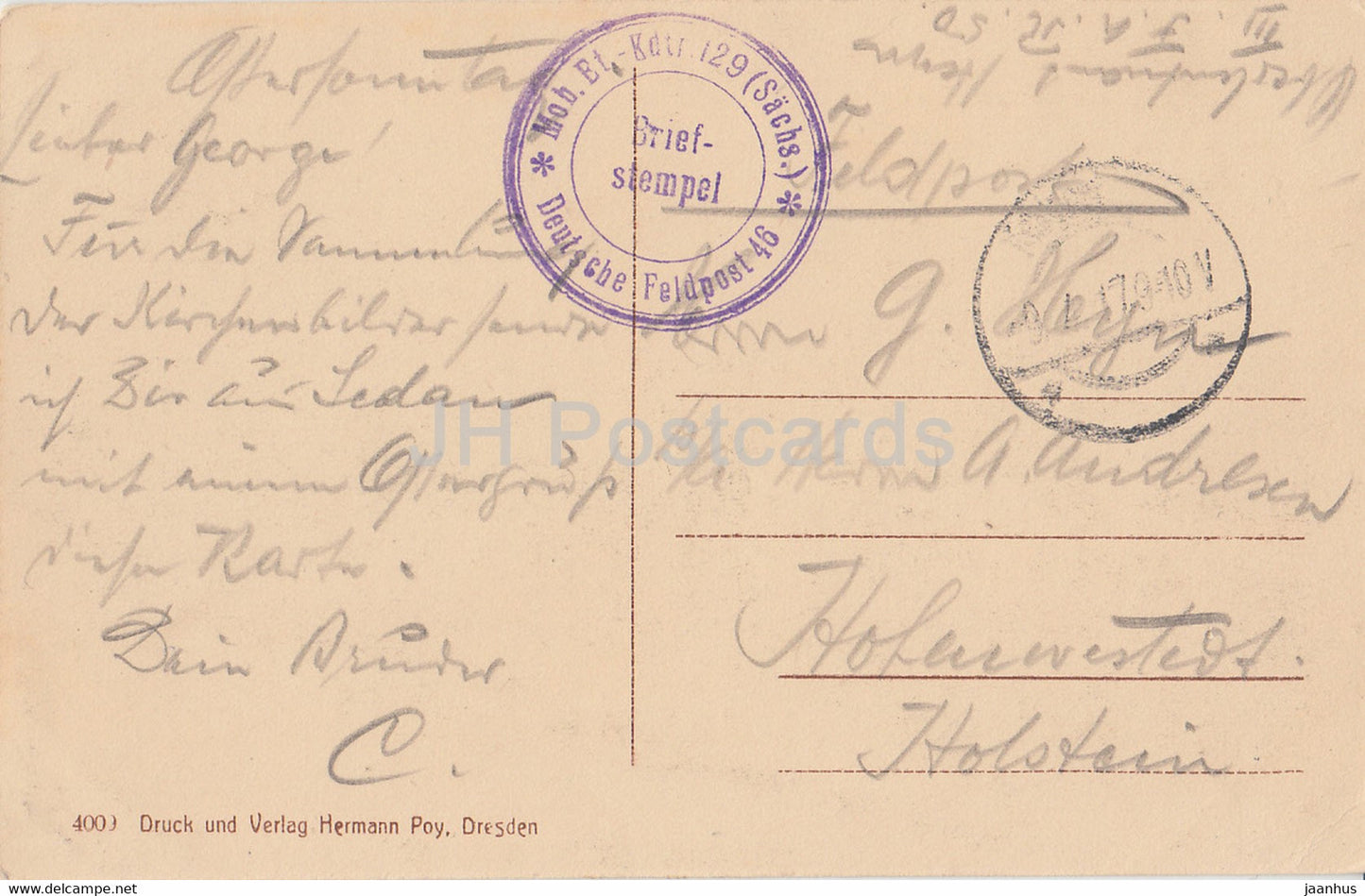 Sedan - Platz D'Armes - Kirche St Charles - church - 4000 - Feldpost - old postcard - France - used