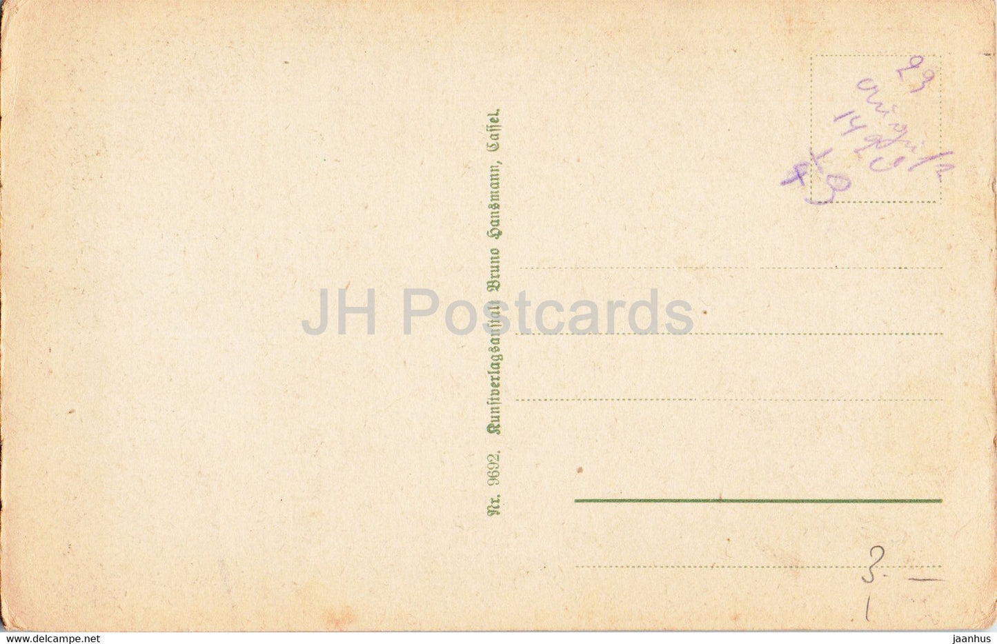 Drachenschlucht bei Eisenach - 9692 - alte Ansichtskarte - Deutschland - gebraucht