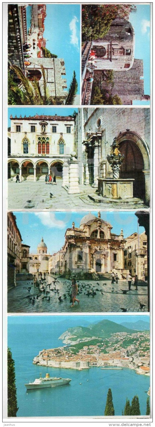 Dubrovnik - mini photo book - leporello - Croatia - Yugoslavia - unused - JH Postcards
