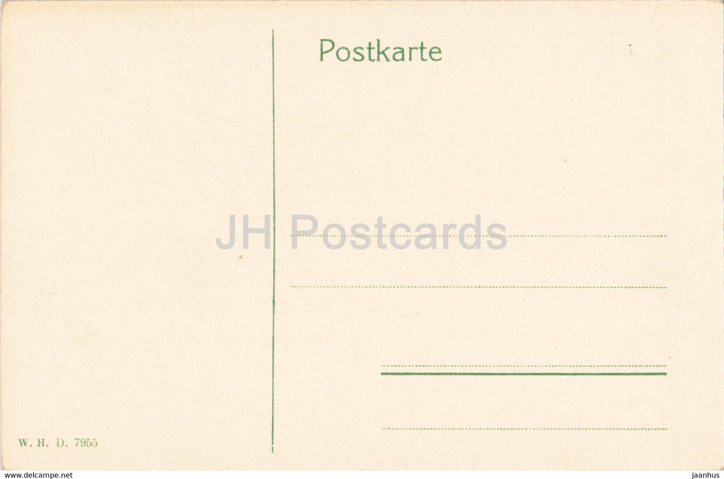 Nurnberg - Nuremberg - Nassauerhaus - W. H. D. 7955 - old postcard - Germany - unused