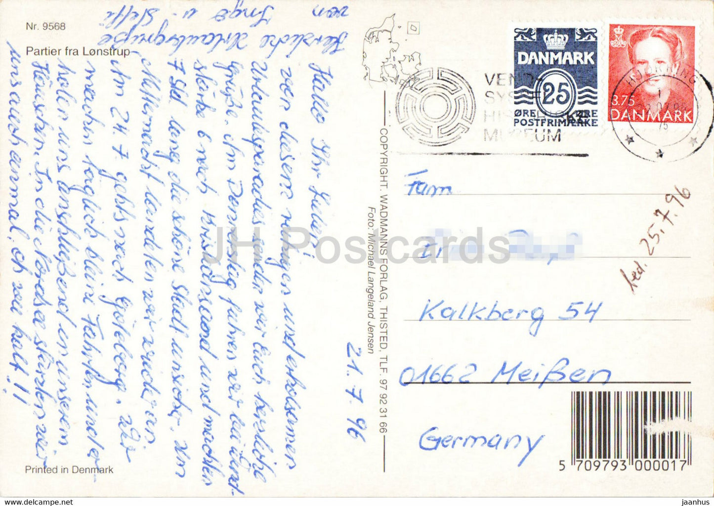 Lonstrup - boat - town view - multiview - 9568 - 1996 - Denmark - used