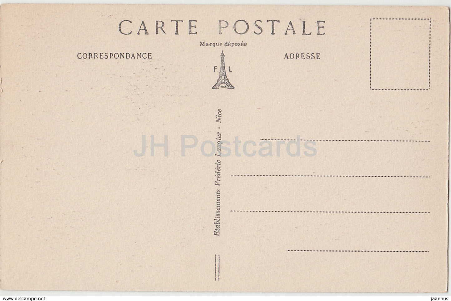 Les Gorges du Loup - La Passerelle du Saut du Loup - 233 - alte Postkarte - Frankreich - unbenutzt