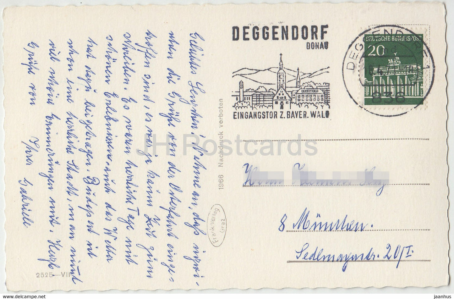 Graz - Steiermark - blick gegen Nordwesten - Mit den drei Brucker - old postcard - Austria - used