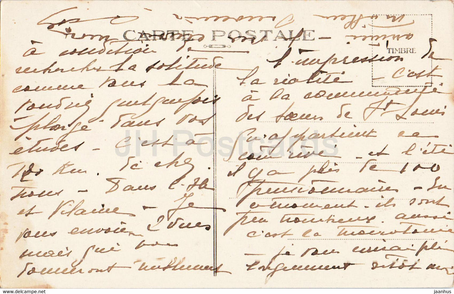 Environs de Plechatel - La Vilaine a la Butte du Mont Serrat - Clocher de Saint Malo - alte Postkarte - Frankreich - gebraucht