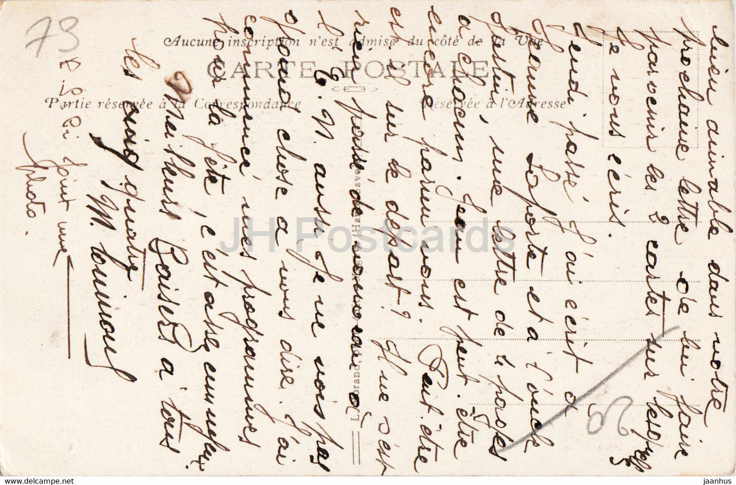 Sur la Route de La Giettaz au Col des Aravis - Pont de fer et Roc de la Tete 1766 m - 556 - old postcard - France - used