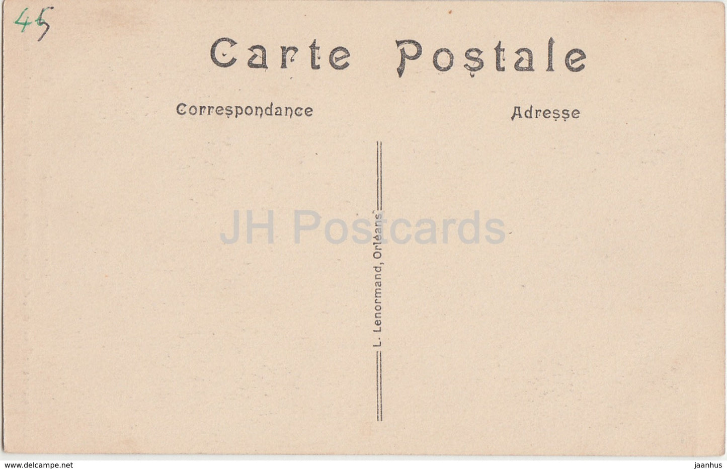 Beaugency - Interieur de La Tour dite de Cesar - reste de l'ancien Chateau fort - tower - old postcard - France - unused