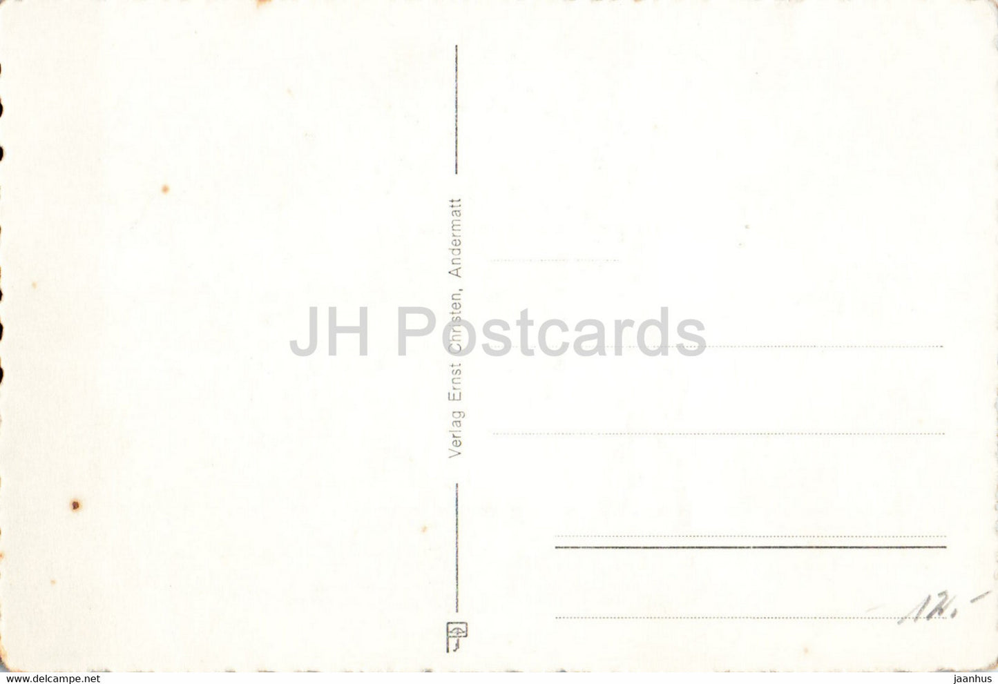 Andermatt 1444 m - 3341 - old postcard - Switzerland - unused