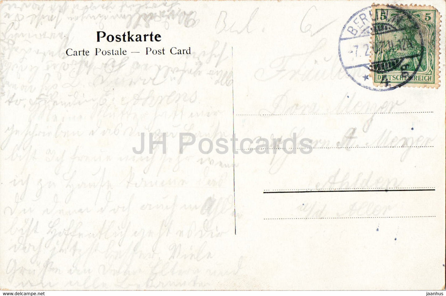 Berlin - Reichstagsgebaude - old postcard - 1907 - Germany - used