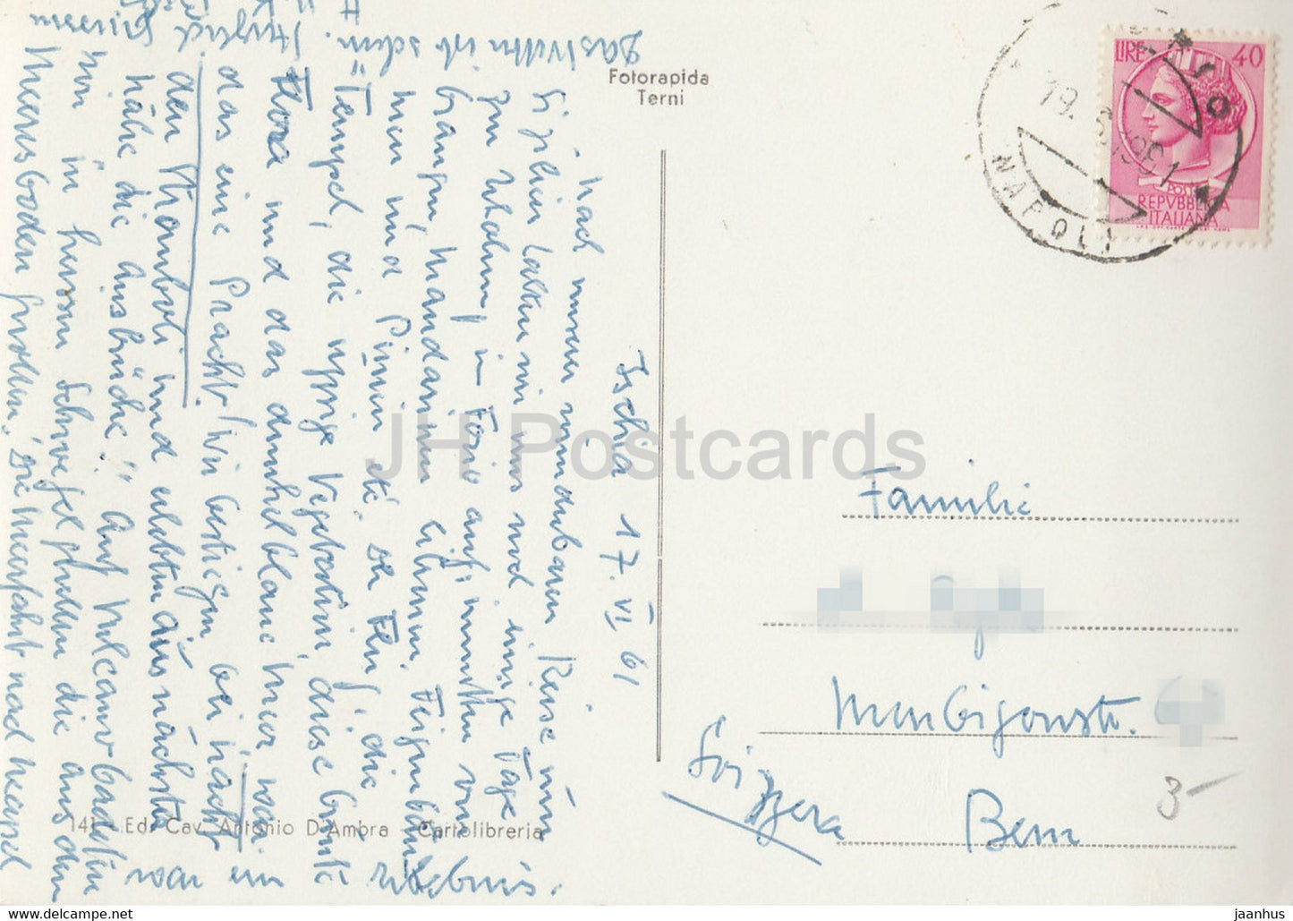 Ischia - Sant Angelo - boat - 1961 - Italy - used