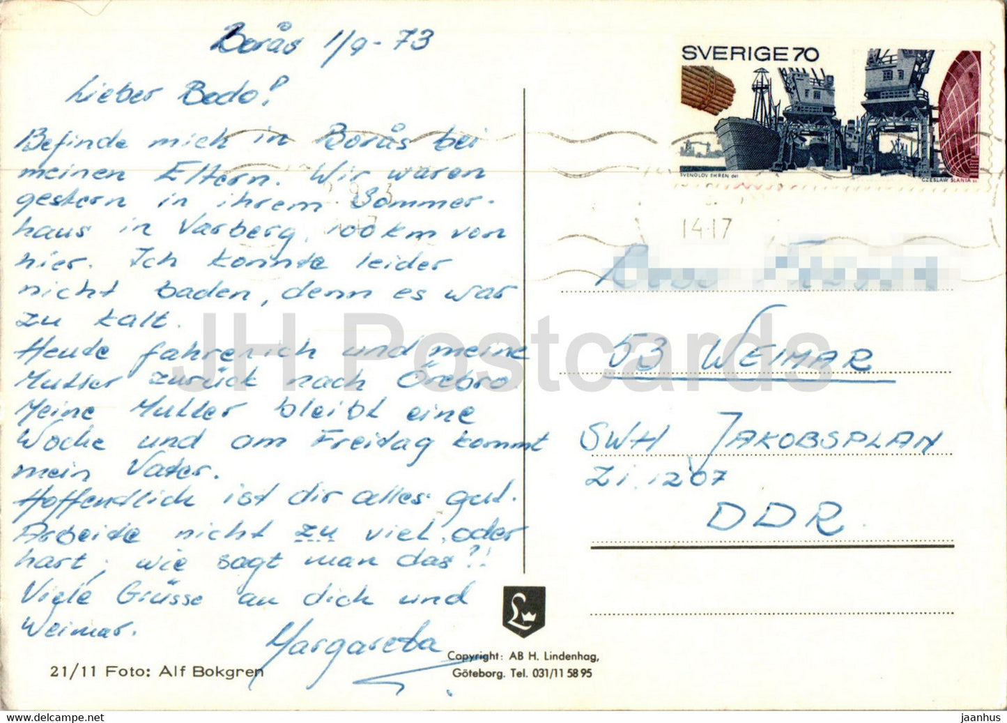 Boras by Night - multiview - 1973 - Sweden - used