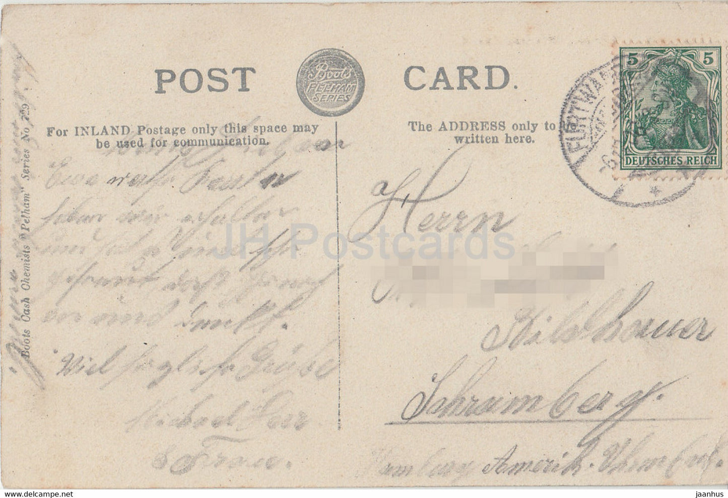 East Terrace - Windsor Castle - alte Postkarte - Vereinigtes Königreich - England - gebraucht