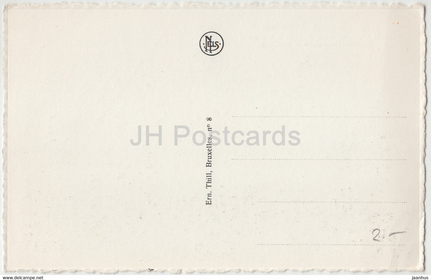 Bruxelles - Brussels - Panorama - Palais de Justice - Eglise de la Chapelle - 8 - old postcard - Belgium - unused