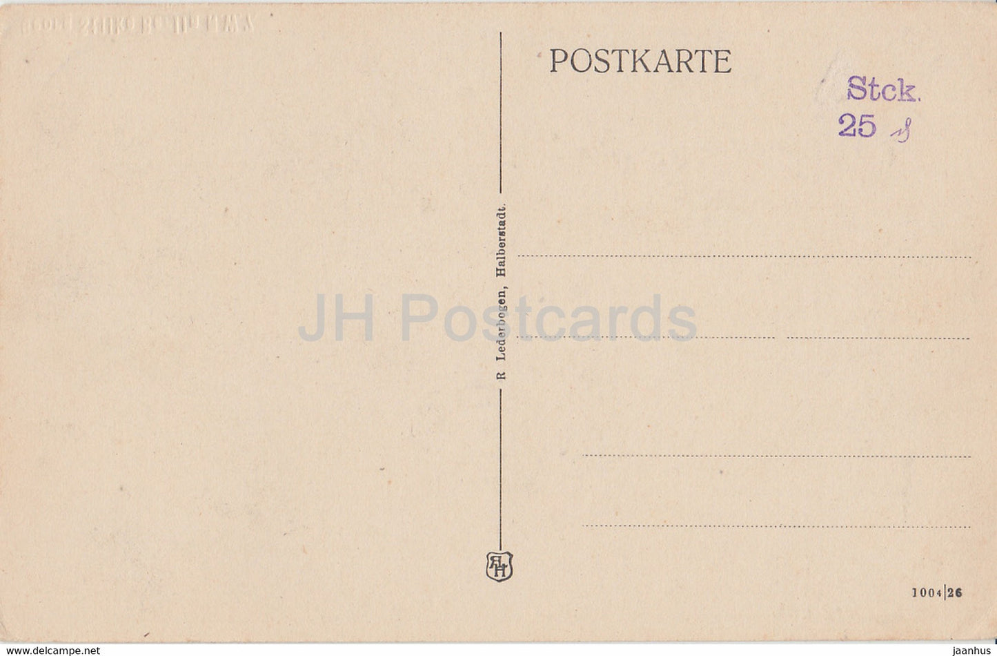 Blankenburg i H - old postcard - Germany - unused