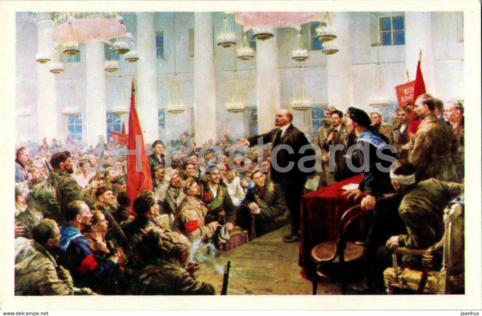 Moscow - Lenin Central Museum - Lenin's speech at the II congress