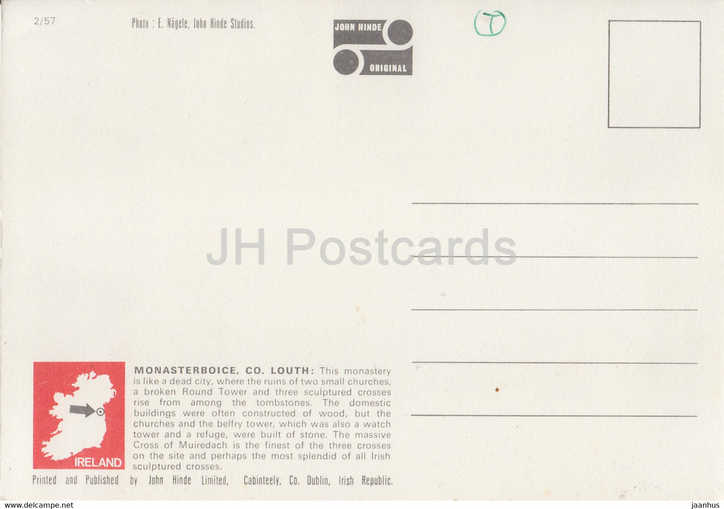 Keltisches Kreuz und runder Turm – Monasterboice Co Louth – Irland – unbenutzt