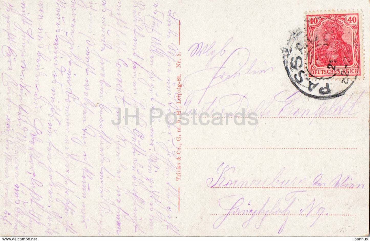 Passau - Innstadt - 5 - old postcard - Germany - used