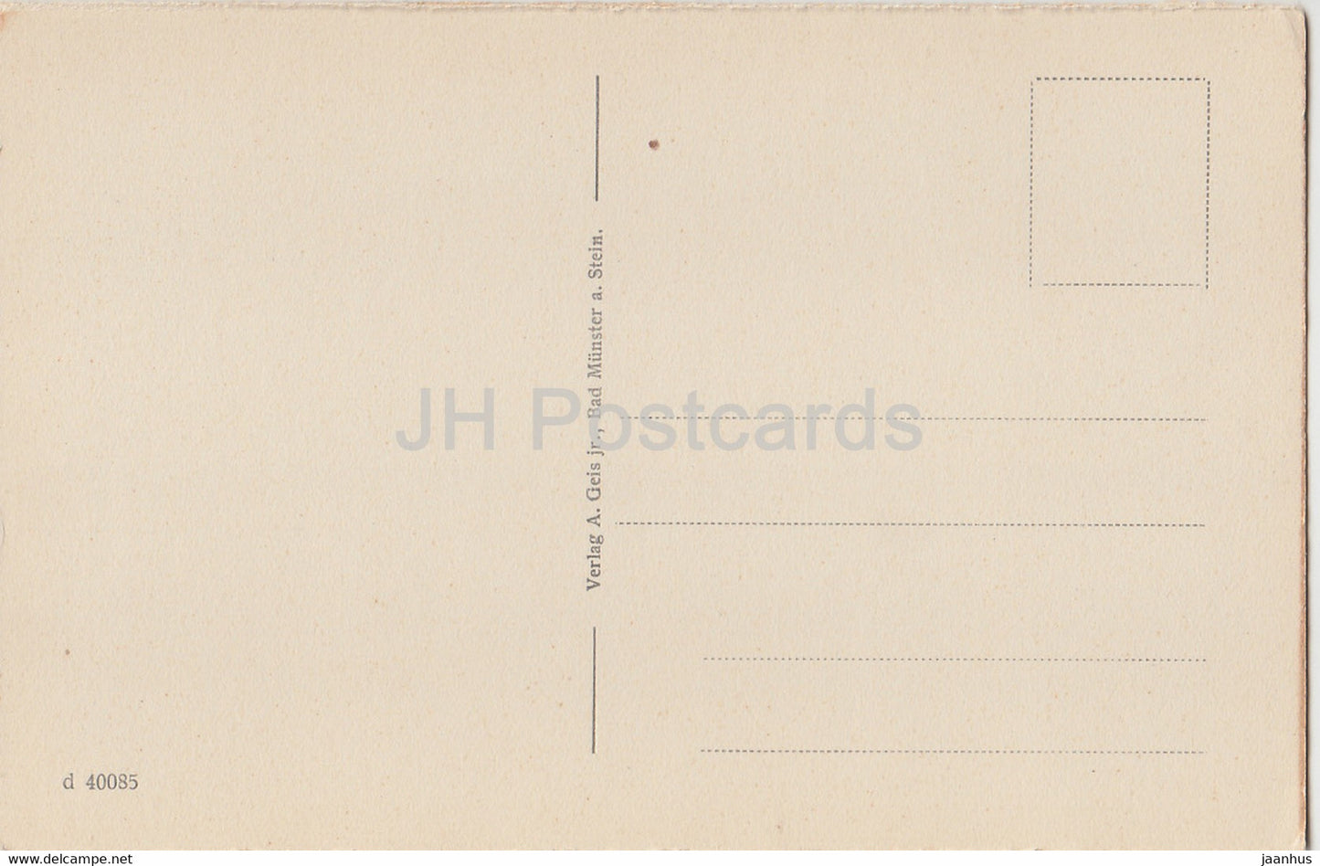 Bad Münster a Stein - Rheingrafenstein - 40085 - alte Postkarte - Deutschland - unbenutzt