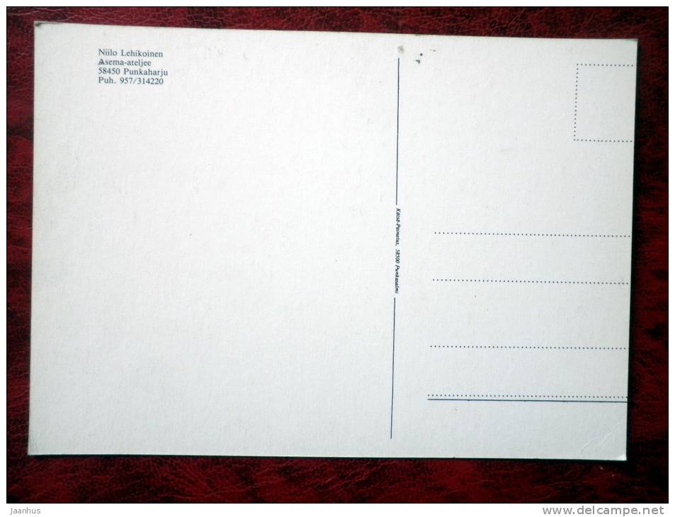 Punkaharju - Railway station - Finland - unused - JH Postcards