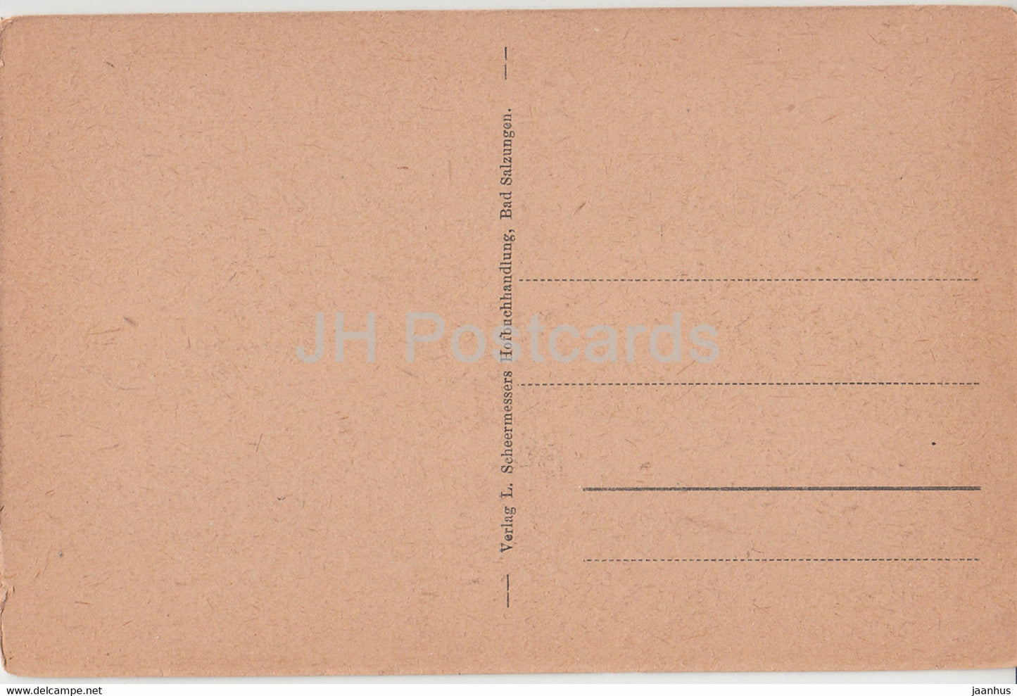 Solbad Salzungen - Blick nach dem Felsen - old postcard - Germany - unused