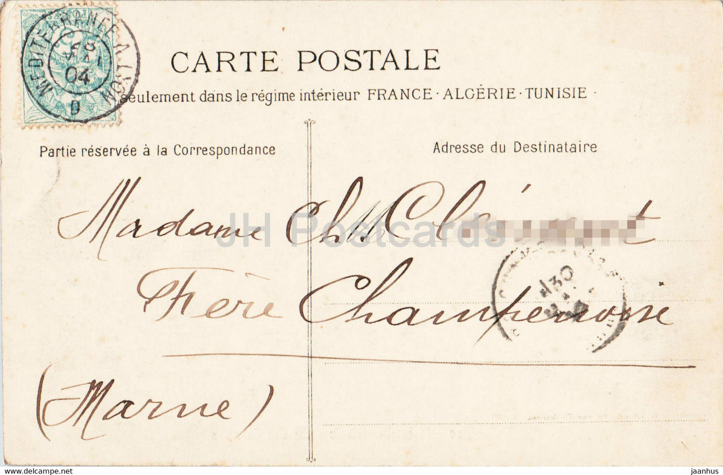 Marseille - La Corniche aux Catalans - 20 - old postcard - 1904 - France - used