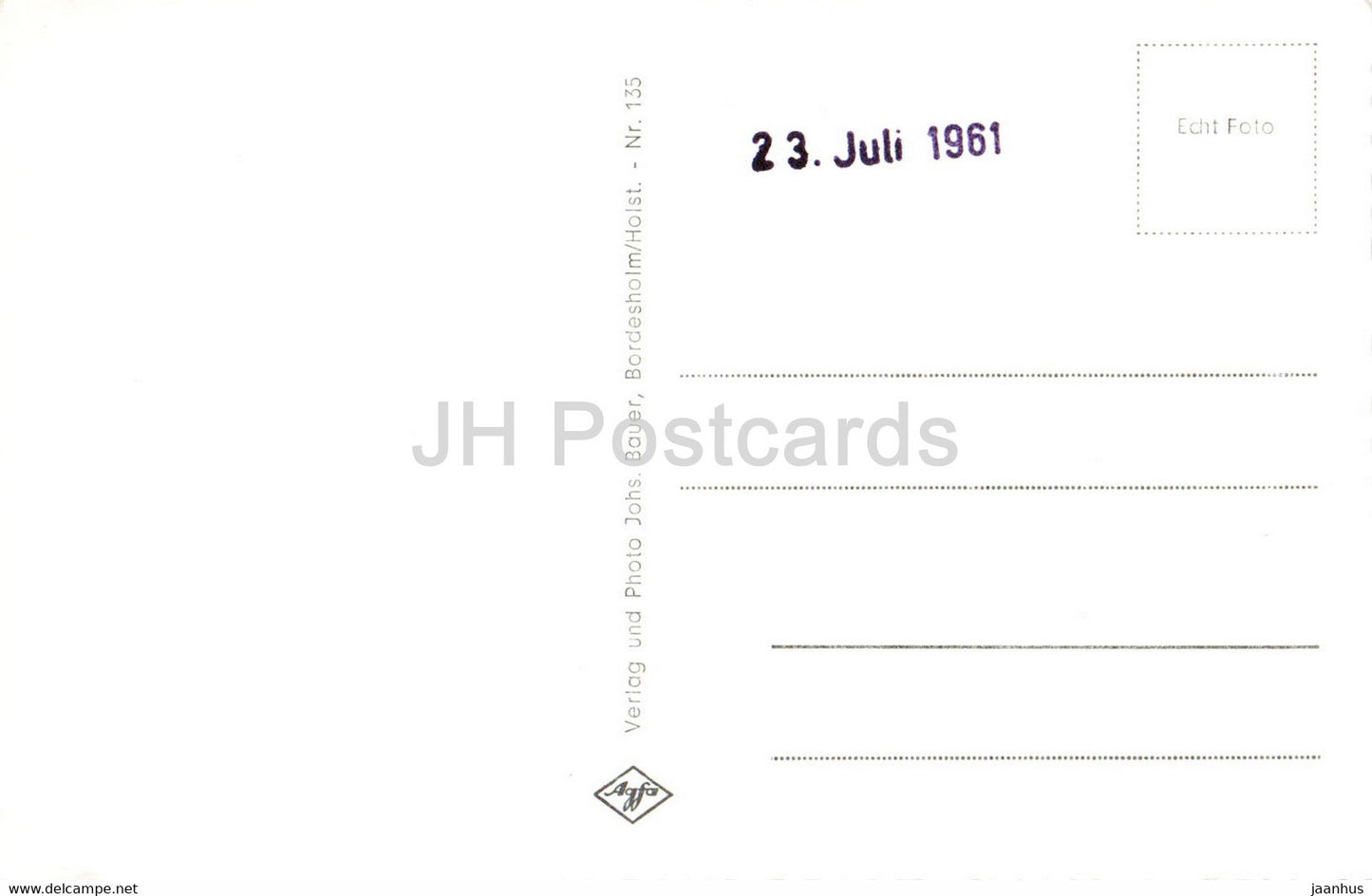 Holst Schweiz - Ukleisee - old postcard - Germany - unused