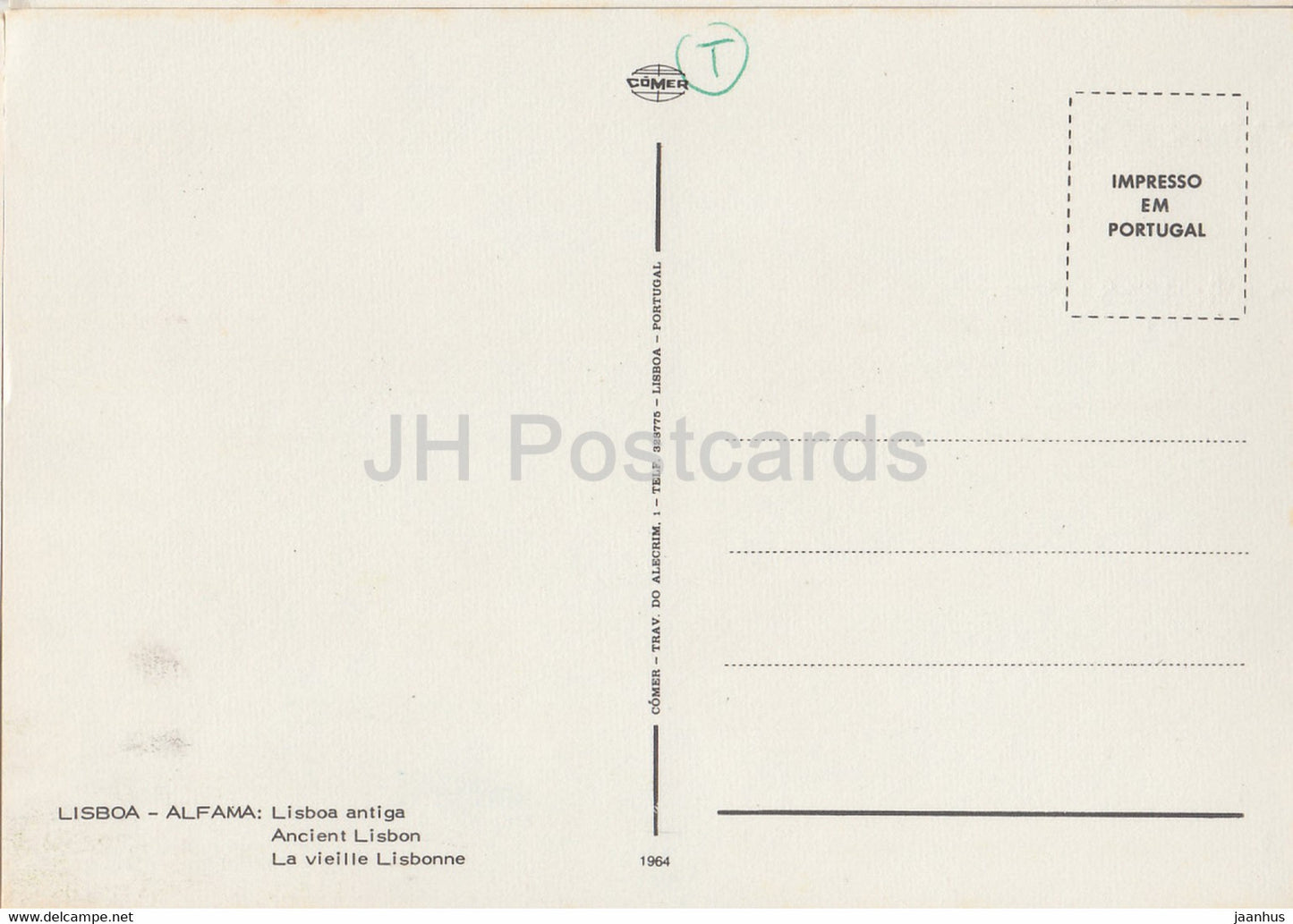 Lisboa - Alfama - Lisbonne antique - Portugal - inutilisé
