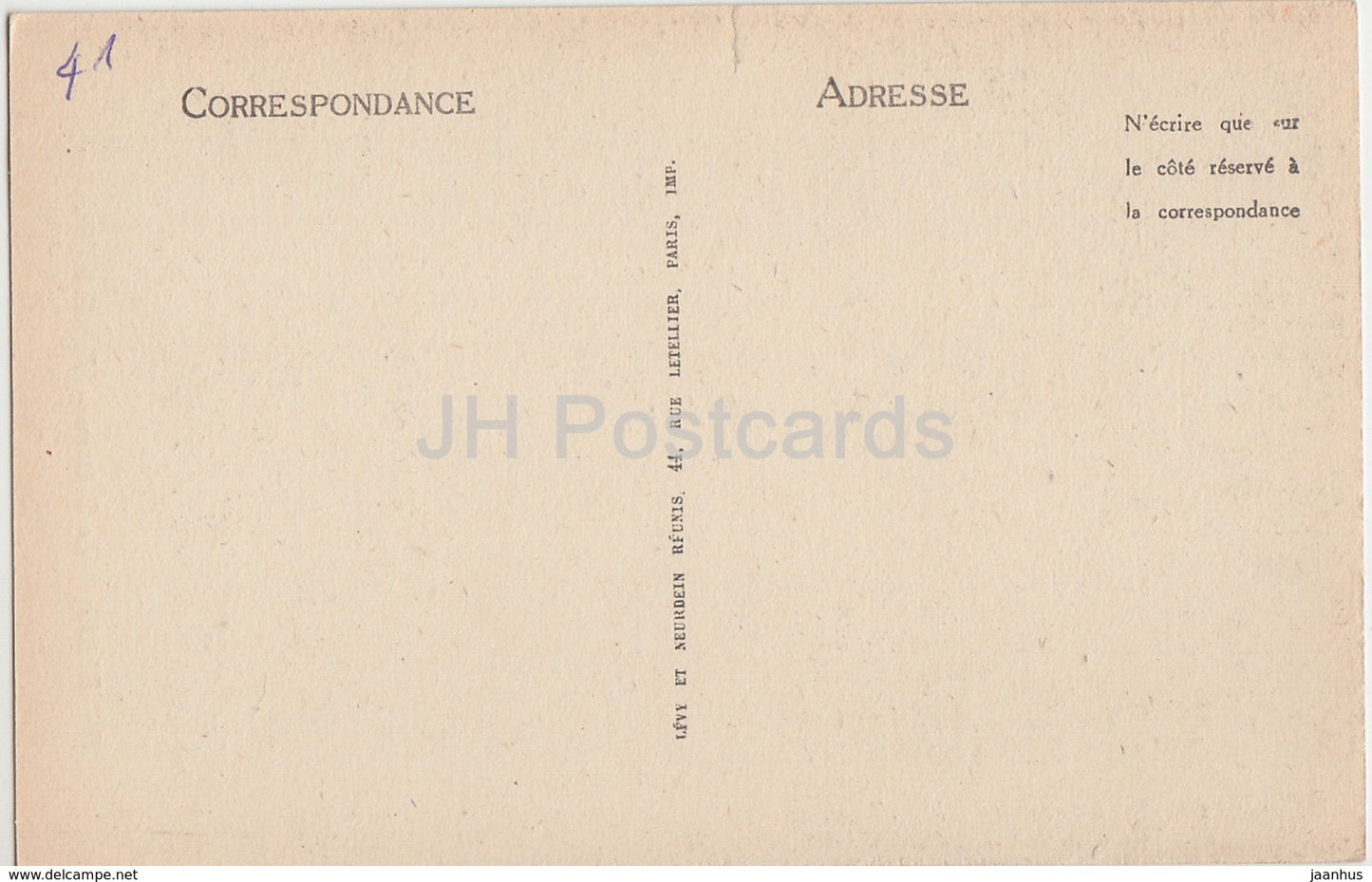 Blois - Le Chateau - Detail de l'Escalier Francois Ier - castle - 19 - old postcard - France - unused