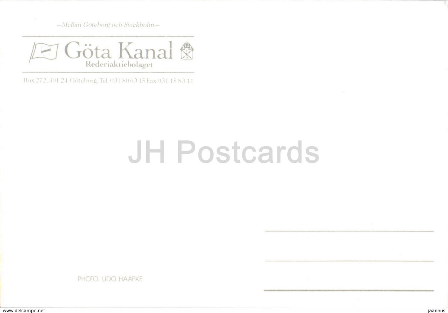 Göteborg - Göta Kanal - Schiff - Landschaft - Schweden - unbenutzt