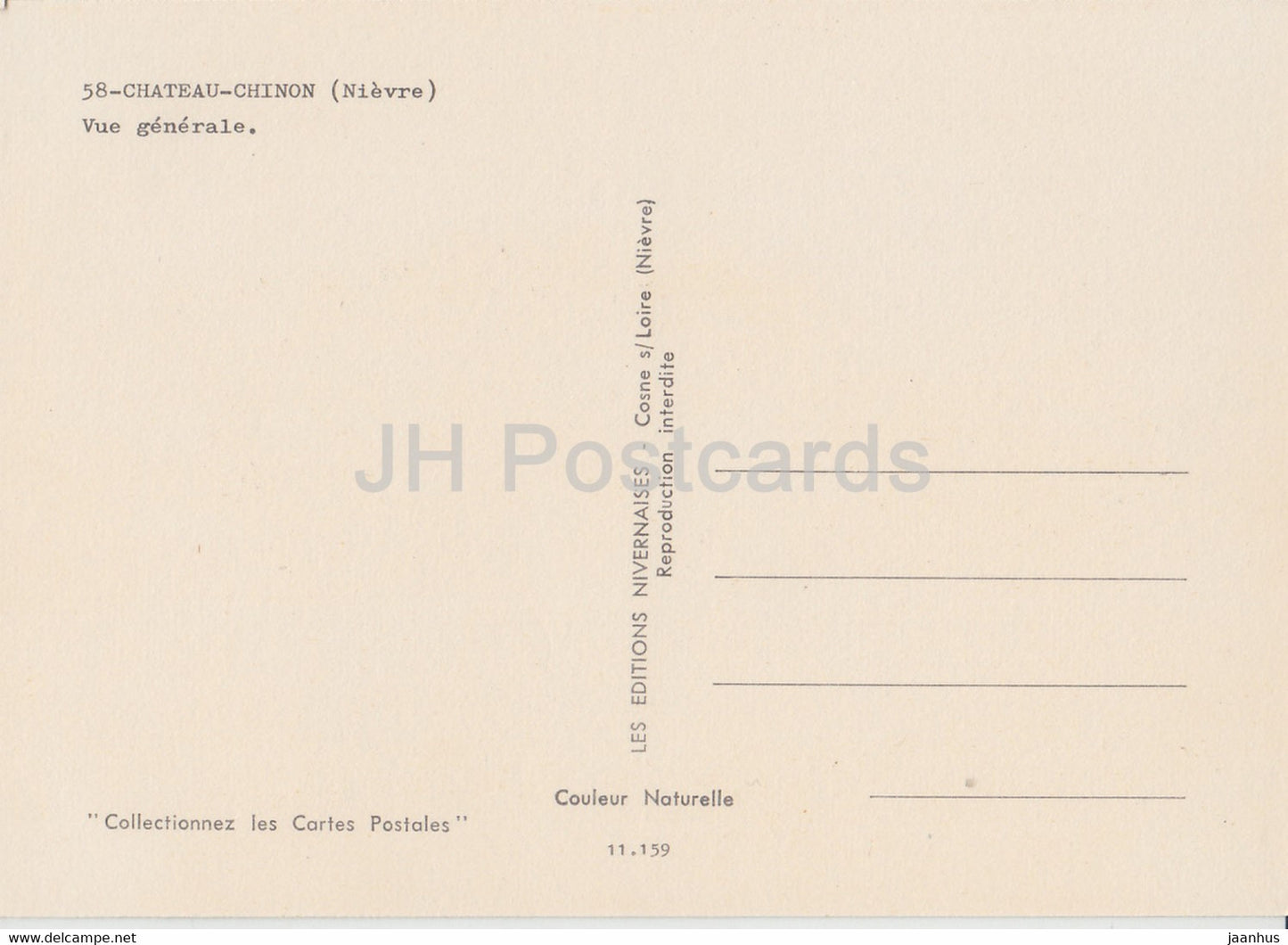 Château Chinon - vue générale - château - 58 - France - inutilisé