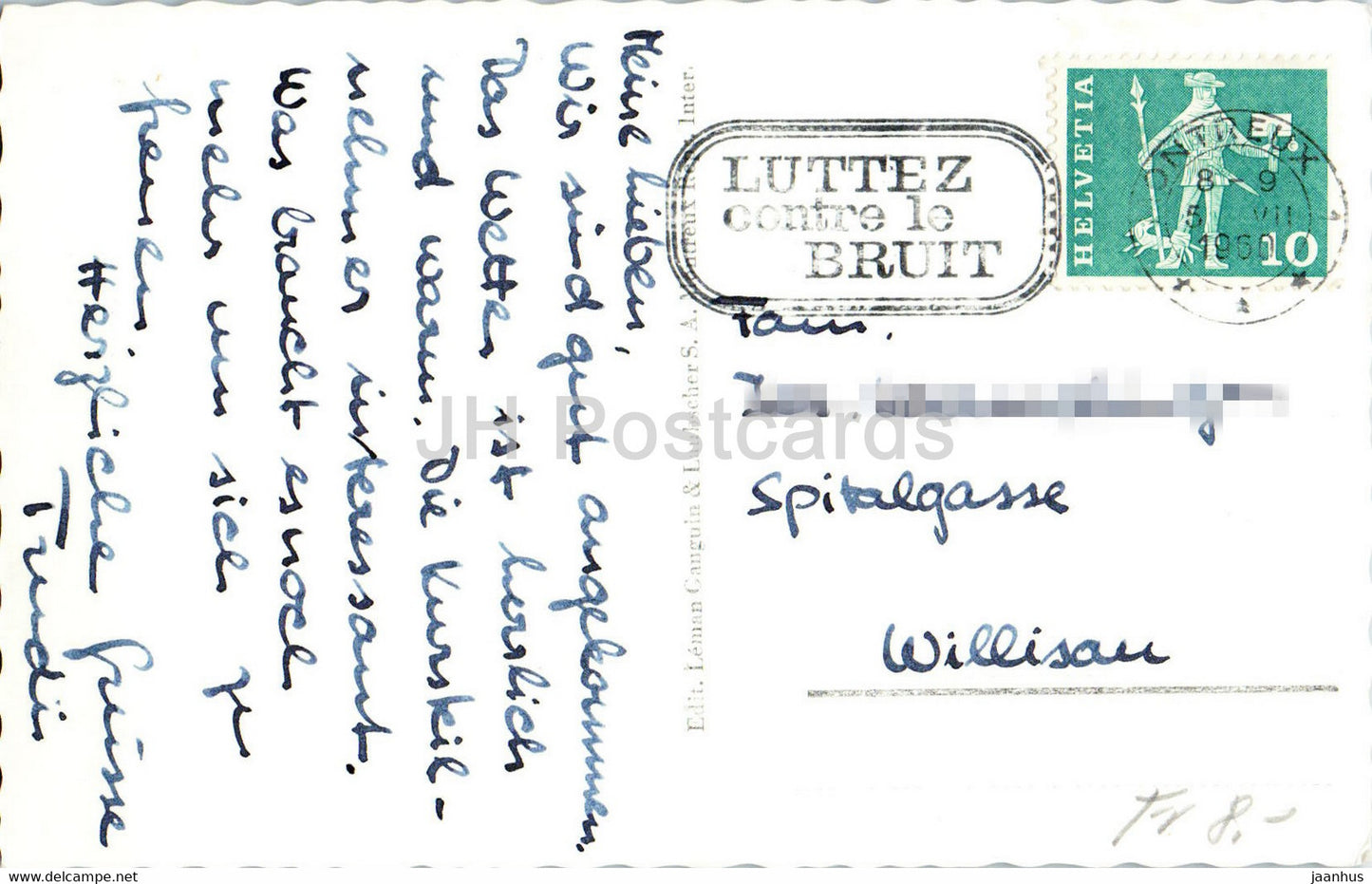 Montreux et les Dents du Midi - 180 - 1965 - Suisse - occasion