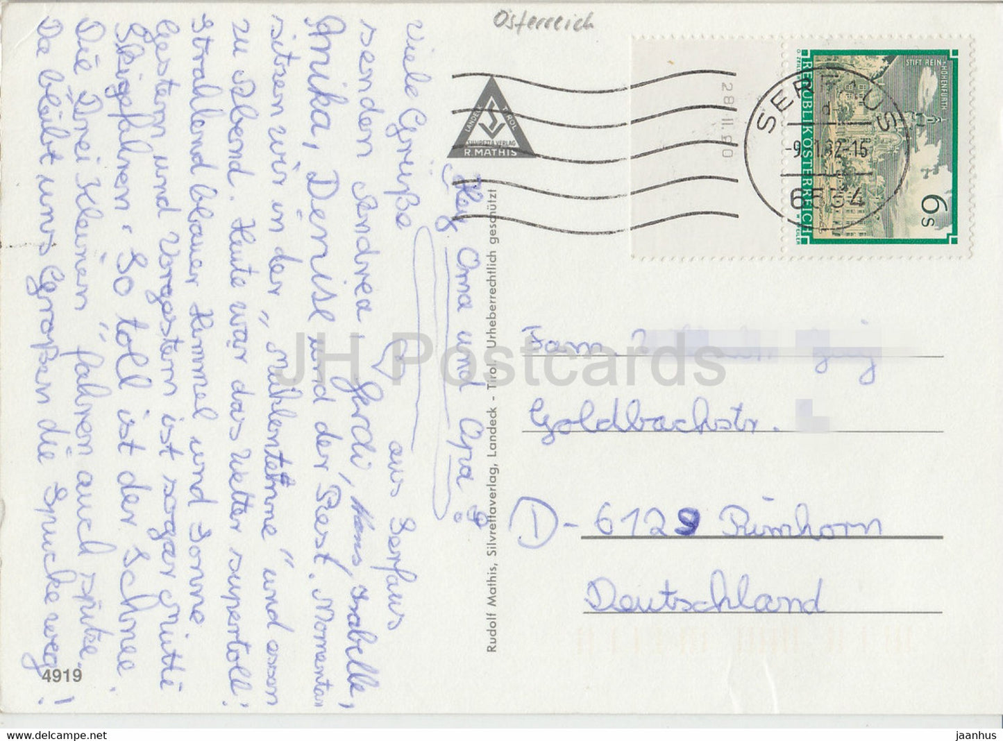 Serfaus - 4919 - Tirol - Austria - used