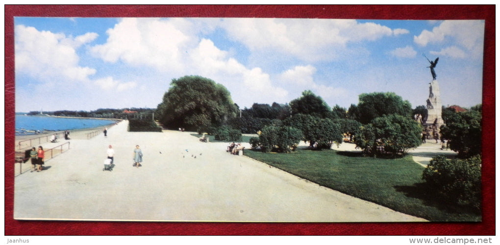 Rusalka monument - Tallinn - 1967 - Estonia USSR - unused - JH Postcards