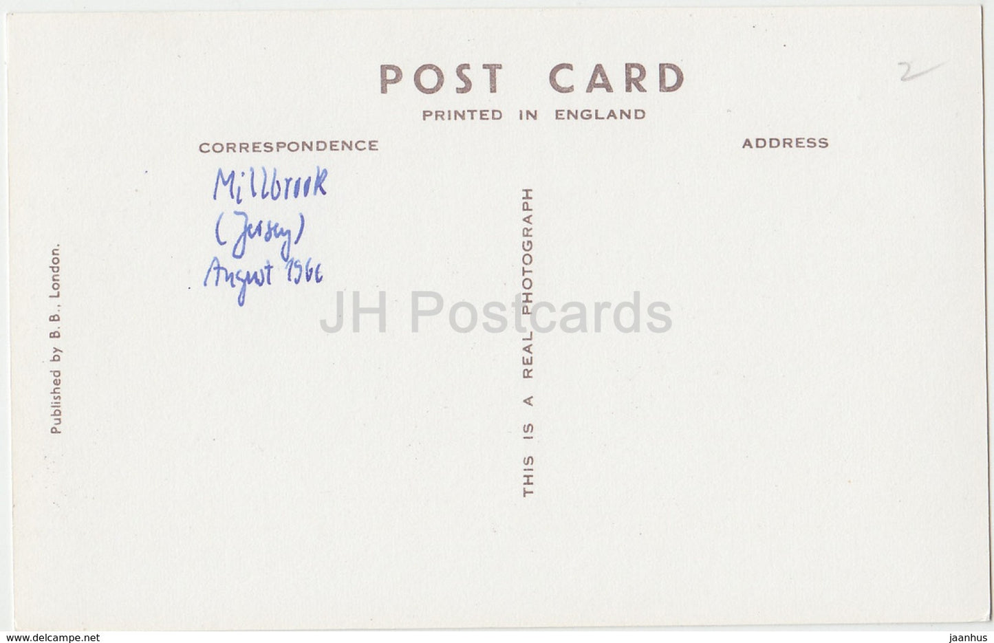 Millbrook - Interior, St. Matthew Church - 23- 1966 - United Kingdom - Channel Islands - Jersey - used