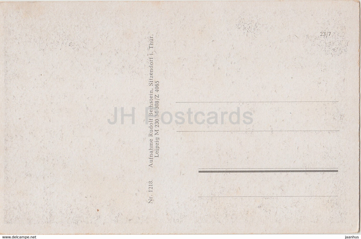 Sitzendorf im Schwarzatal - Thur Wald - 1218 - old postcard - Germany - unused