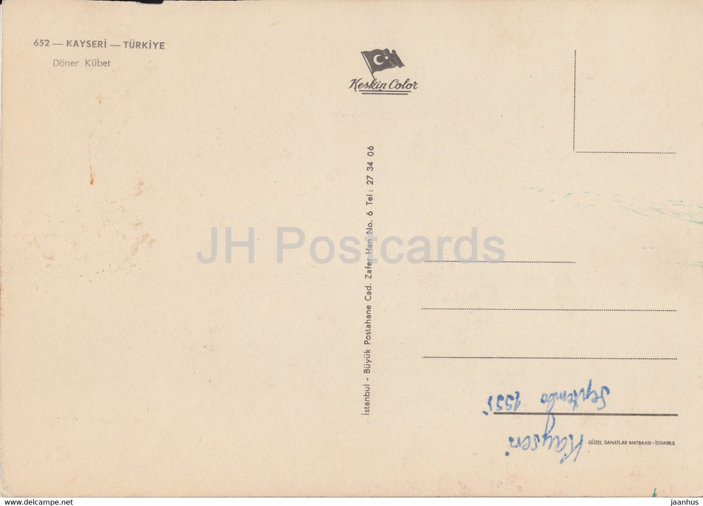 Kayseri - Doner Kubet - 652 - Turkey - used