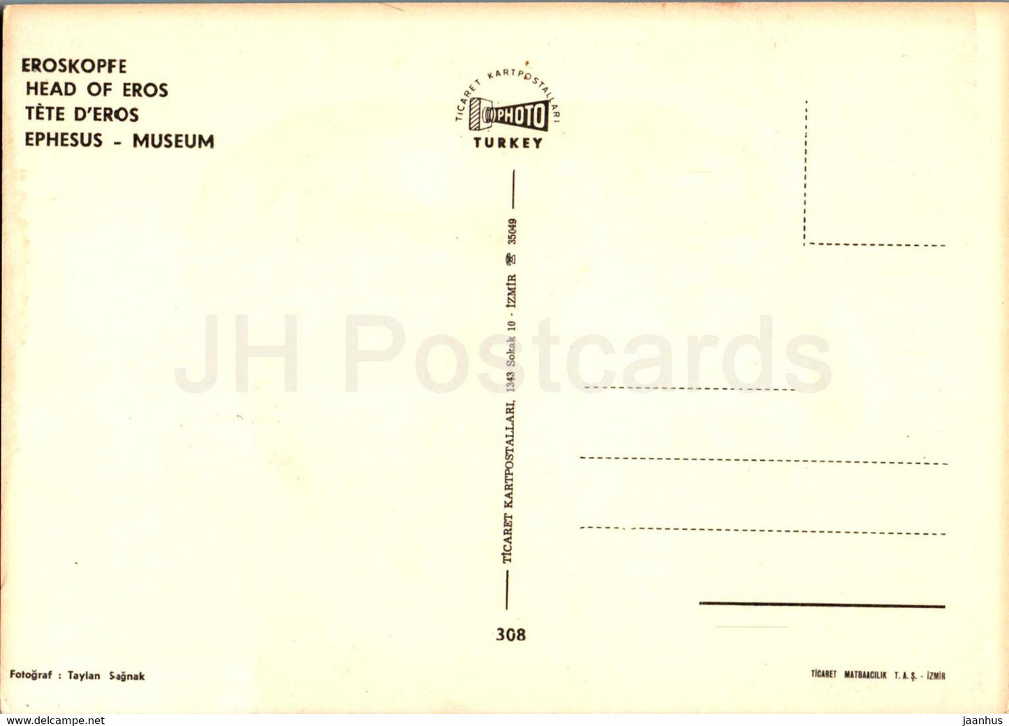 Ephèse - Efes - Tête d'Eros - Musée d'Ephèse - monde antique - Turquie - inutilisé