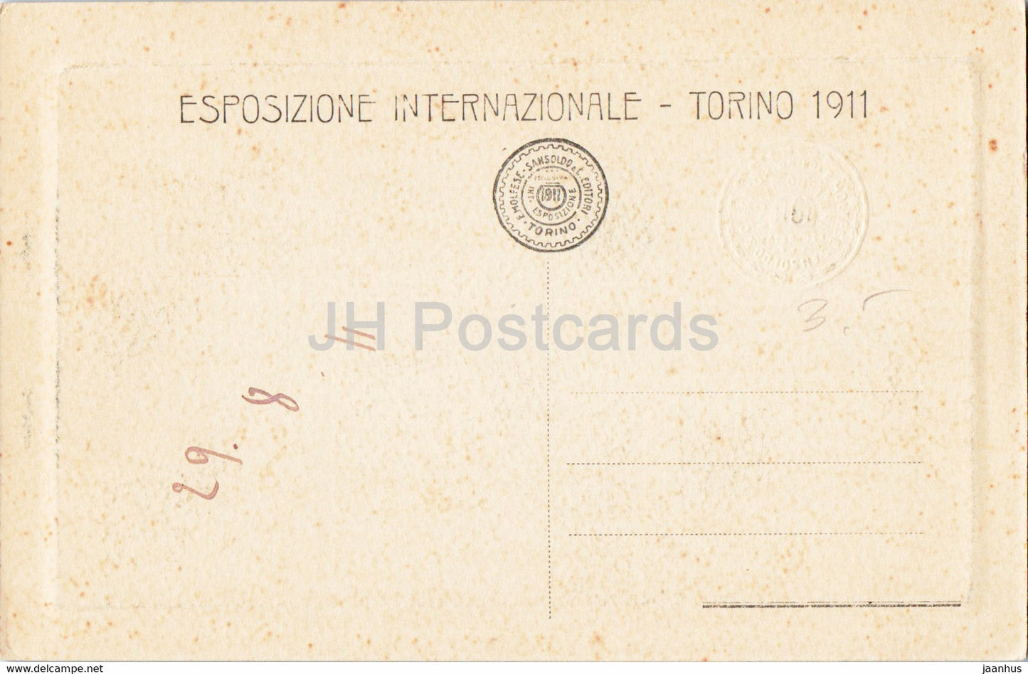 Torino - Turin - Esp 1911 Padiglione degli Stati Uniti - old postcard - 1911 - Italy - used