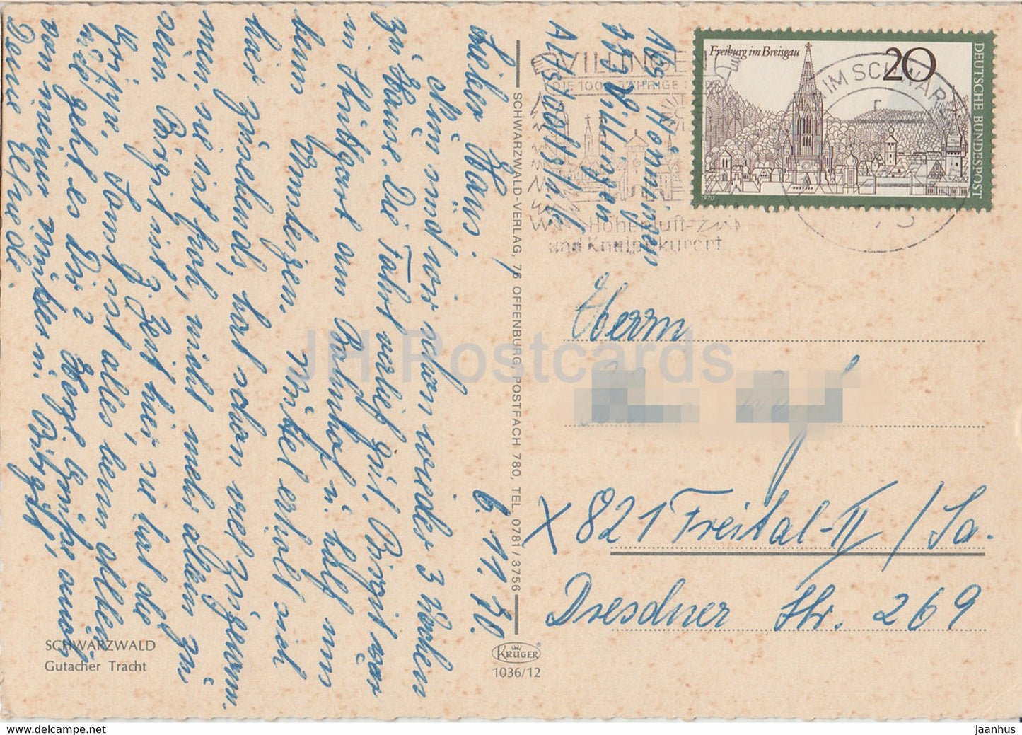 Schwarzwald - Gutacher Tracht - Volkstrachten - 1970 - Deutschland - gebraucht