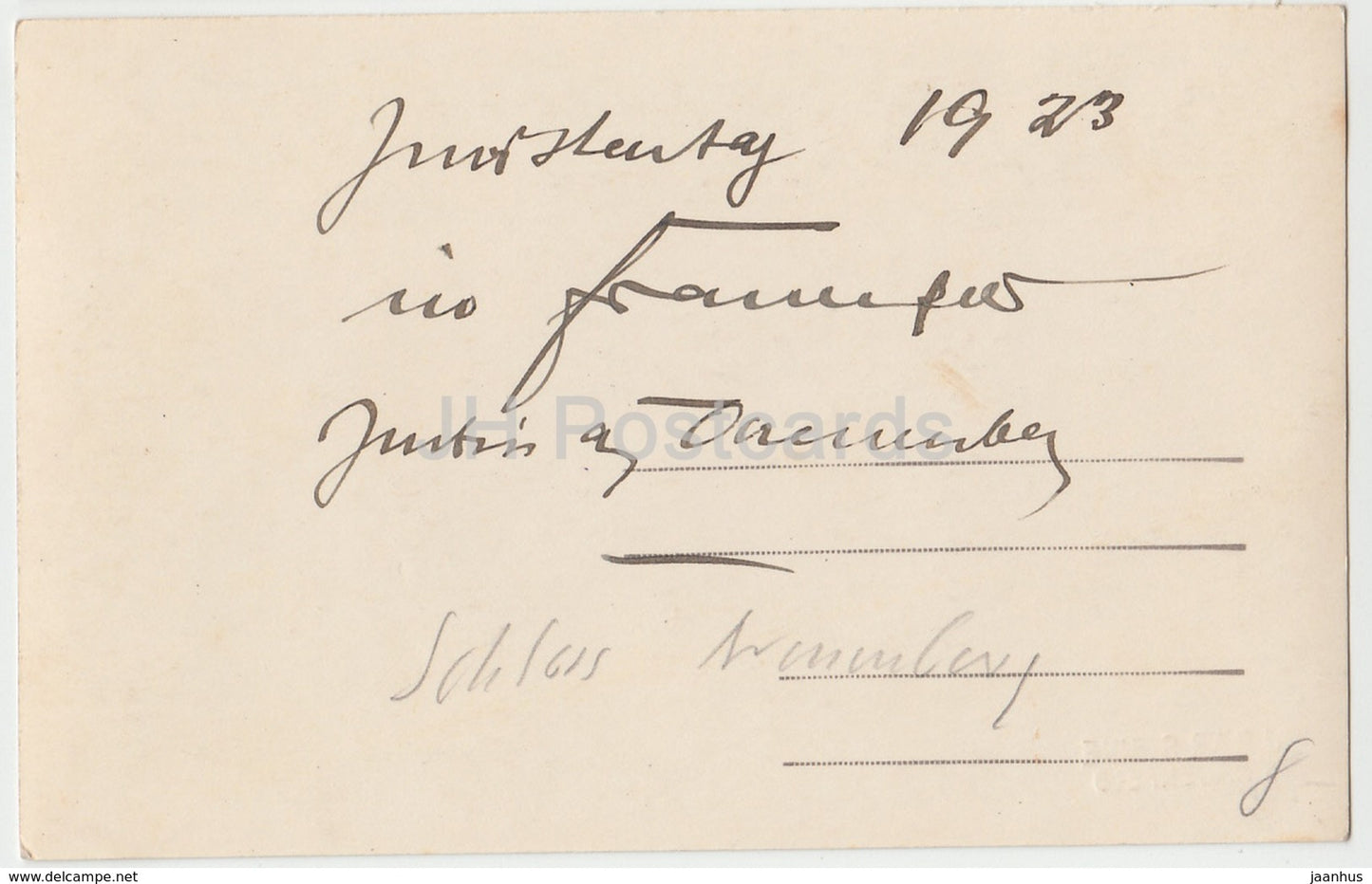 Frauenfeld - Schloss ? - Schweiz - 1923 - gebraucht