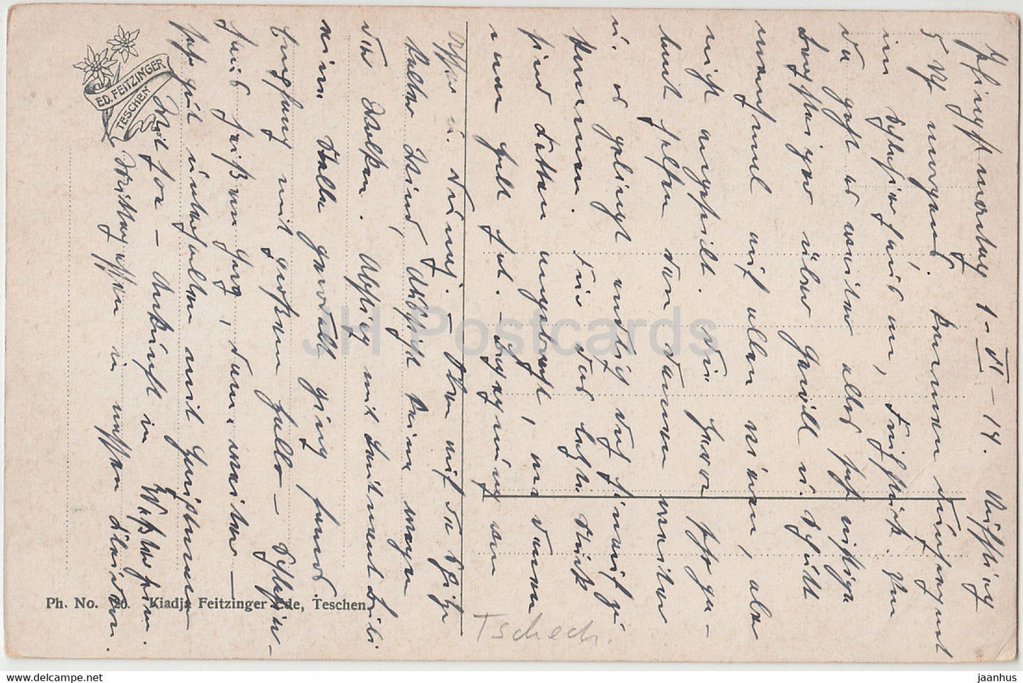 Tatra - Kilatas a Lengyelnyeregrol a Felkai volgybe es a Hosszutora - Kamm - Langen Siehe alte Postkarte - Ungarn - gebraucht