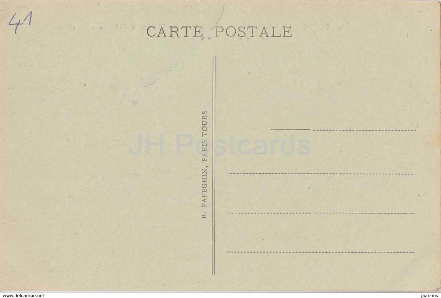 Blois - Le Chateau - Facade Interieure Gaston d'Orleans - castle - 39 - old postcard - France - unused