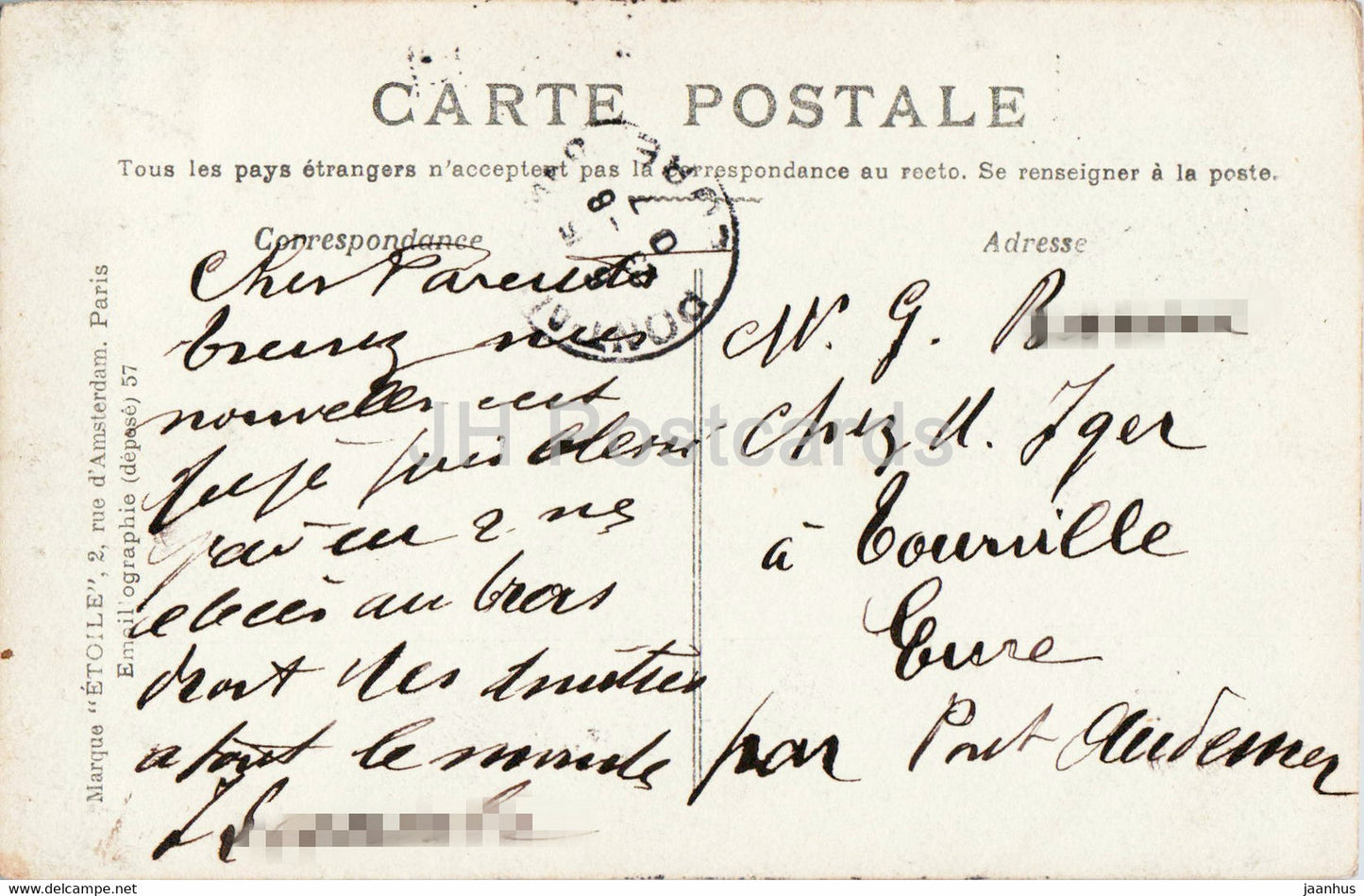 Le Havre - Le Cap de la Heve et Ste Adresse - 8 - old postcard - France - used