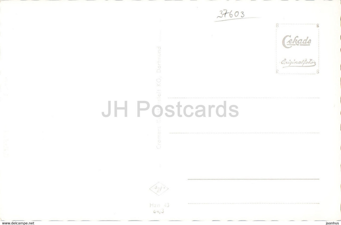 Holzminden - Parkanlagen - old postcard - Germany - unused