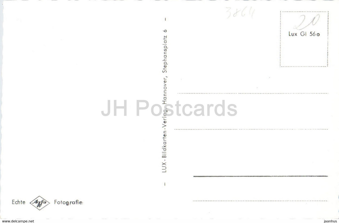 Goslar am Harz - Blick vom Steinberg - alte Postkarte - Deutschland - unbenutzt