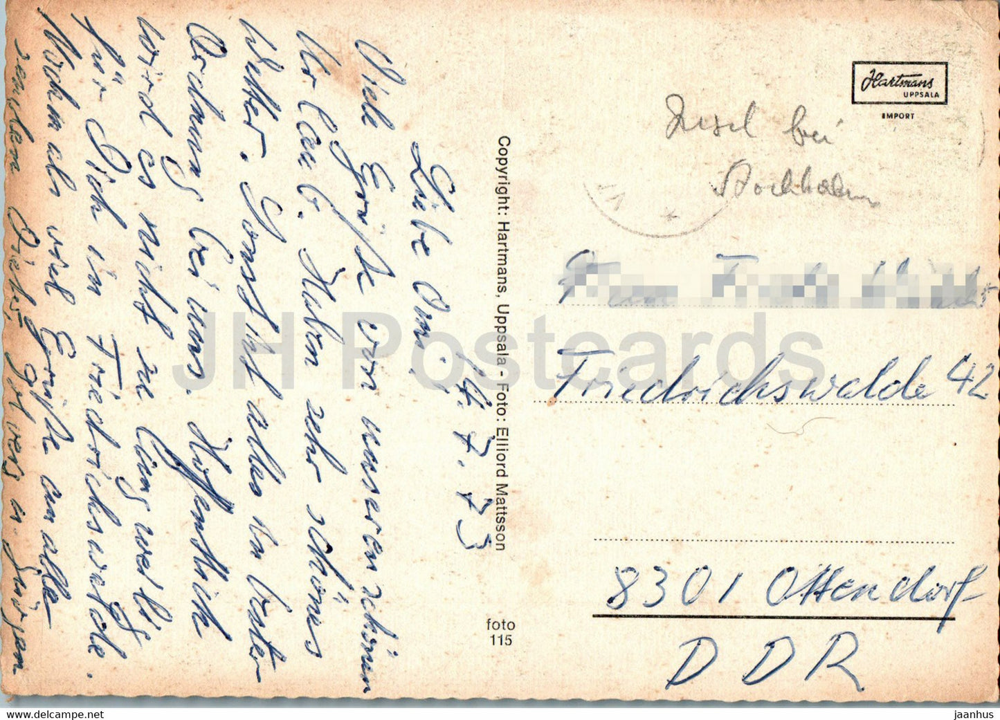 Halsning fran Ljustero - Gerdsvik - Ostana - Kyrkbyn - Mellansjo - multiview - 176 - 1973 - Sweden - used