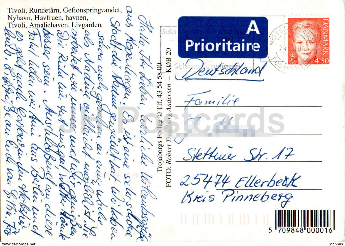 Copenhagen - Kopenhagen - Tivoli - Rundetarn - Nyhavn - Tivoli - Livgarden - multiview - Denmark - used