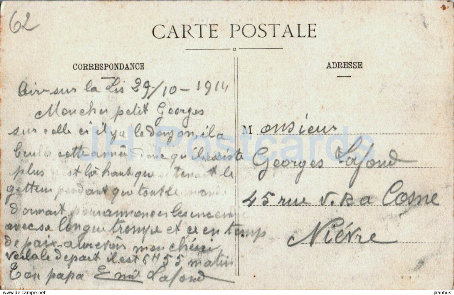 Aire sur la Lys - Vue Générale - vue générale - carte postale ancienne - 1914 - France - occasion